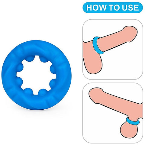 Pinnacle Pro Ridge Bump Stretcher Men's Cock Ring by Lovetoy