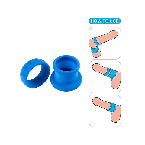 Pinnacle Pro Twin Flex Stretchy Cock and Balls Cock Rings