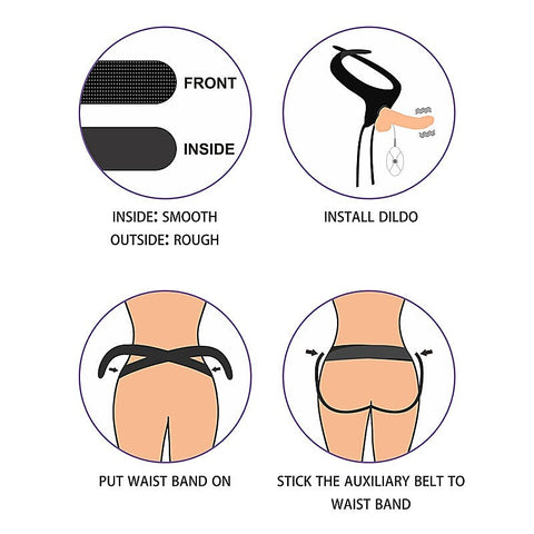 Ingen Multi Functions Vibrating Easy Strap-On Set by Lovetoy