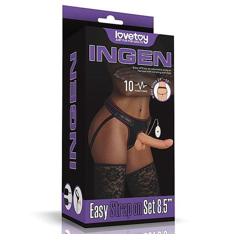 Ingen Multi Functions Vibrating Easy Strap-On Set by Lovetoy