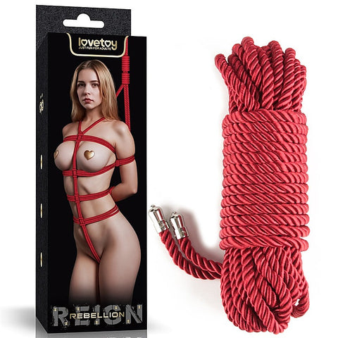 Rebellion Reign Silky Bondage Play Rope by Lovetoy