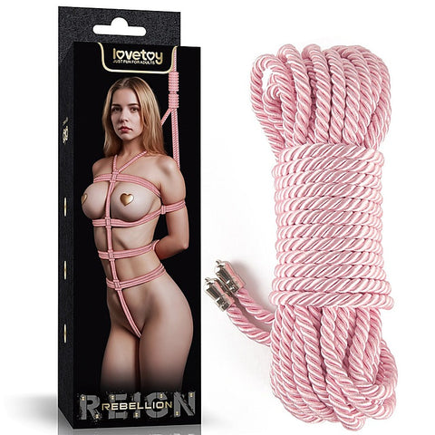 Rebellion Reign Silky Bondage Play Rope by Lovetoy