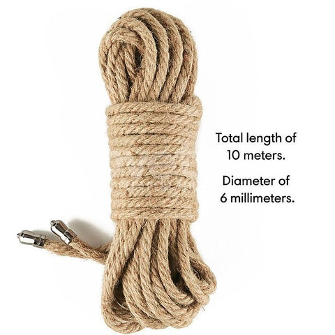 Rebellion Reign Hemp Rustic Bondage Play Rope by Lovetoy