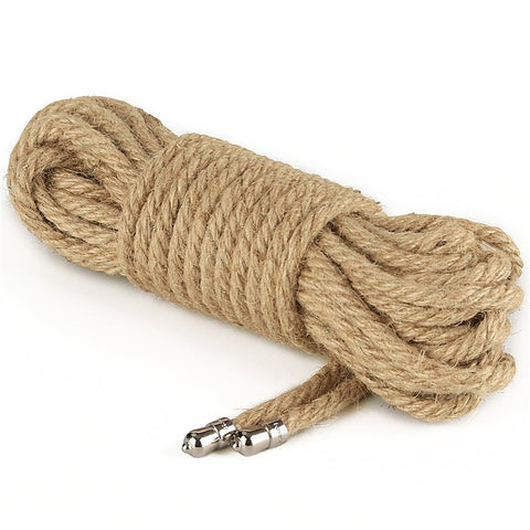Rustic Hemp Bondage Rope by Lovetoy