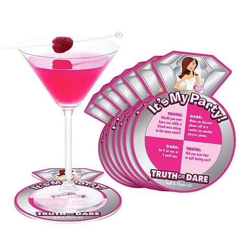 Bride To Be Truth or Dare Novelty Coaster by Ball & Chain