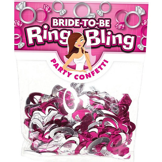 Bride To Be Ring Bling Bachelorette Party Confetti