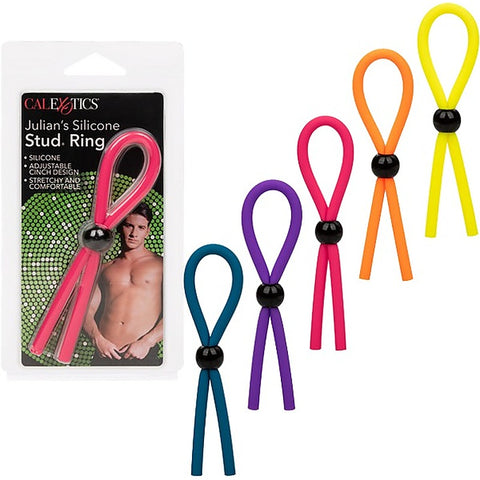 Julian's Silicone Stud Adjustable Cock Ring