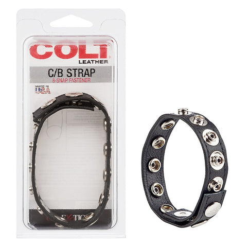 Colt Adjustable 8 Snap Fastener Leather Strap