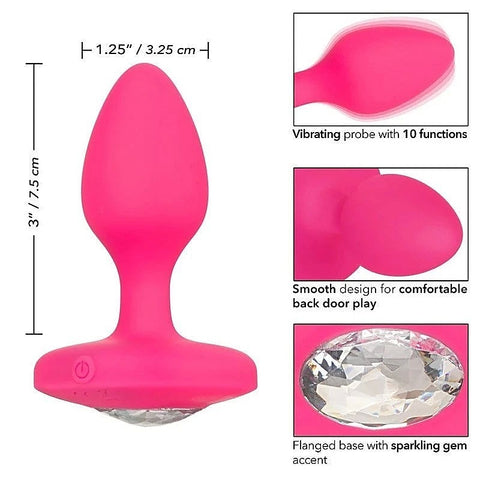 Cheeky Gems Rechargeable Vibrating Butt Plug