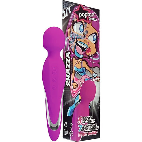 Poptart Shazza Rechargeable Vibrating Body Wand Massager