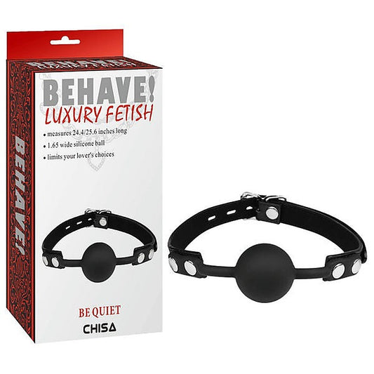 Be Quiet Fully Adjustable Bondage Gag by Chisa