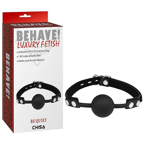 Be Quiet Fully Adjustable Bondage Gag by Chisa