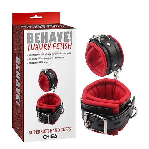 Behave Super Soft BDSM Play Hand Cuffs by Chisa