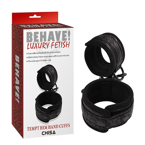 Behave Tempt Him Bondage Play Hand Cuffs by Chisa