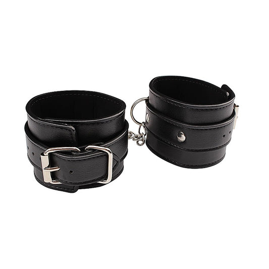 Behave Adjustable Classic Hand Cuffs Black by Chisa