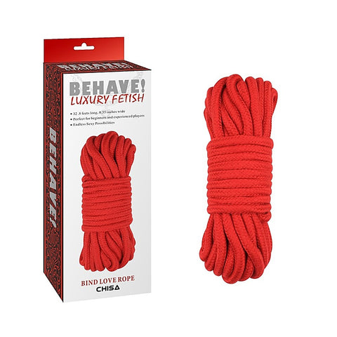 Behave BDSM Play Bing Love Rope 10 Metre by Chisa