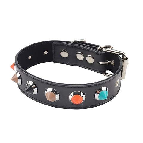 Behave Soft and Smooth Bondage Collar with Thorns by Chisa