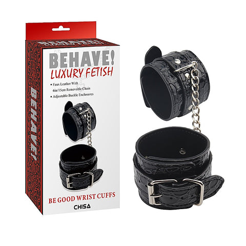 Behave Be Good Bondage Play Wrist Cuffs by Chisa