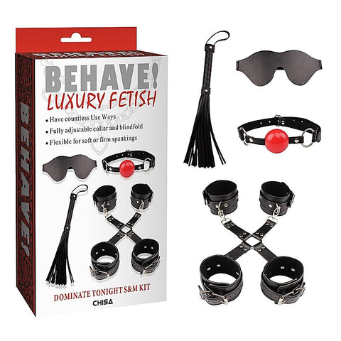 Behave Dominate Tonight Adjustable S&M Kit by Chisa