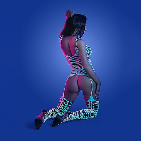 Glow-Powered Timelapse Bodystocking by Fantasy Lingerie