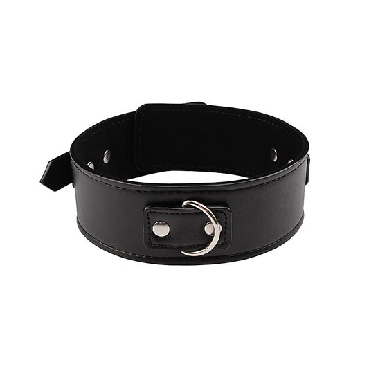 Behave Midnight Fully Adjustable Bondage Collar by Chisa