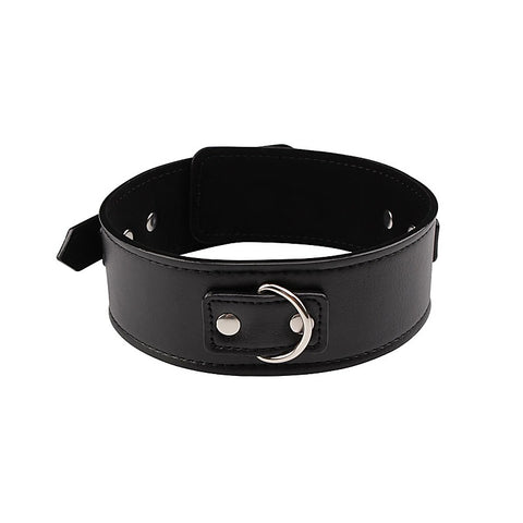 Behave Midnight Fully Adjustable Bondage Collar by Chisa