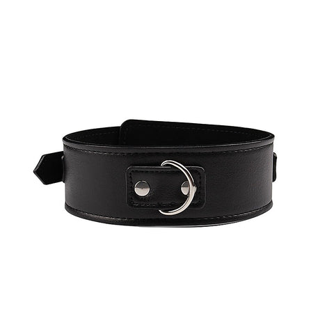 Behave Midnight Fully Adjustable Bondage Collar by Chisa