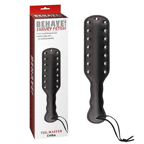 Behave Yes, Master BDSM Play Paddle by Chisa