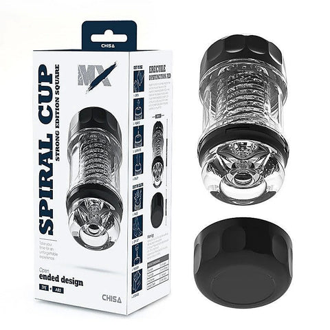 MX Spiral Portable Quin Cup Male Stroker by Chisa
