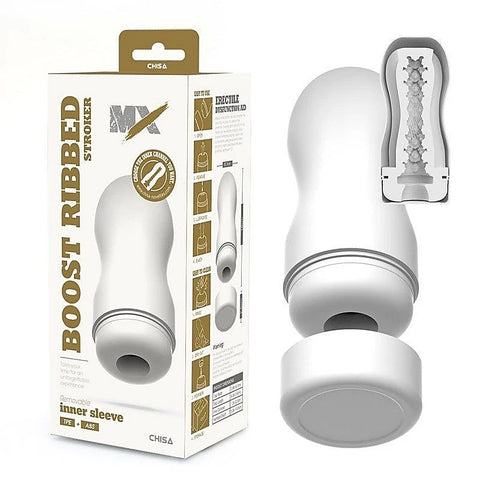 MX Boost Ribbed Super Soft Male Stroker by Chisa