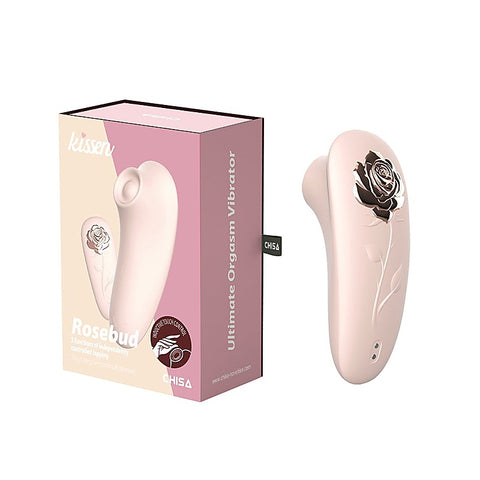 Kissen Rosebud Waterproof Clitoral Massager by Chisa