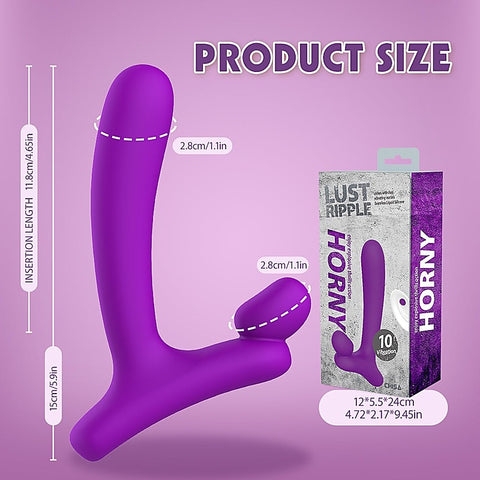 Lust Ripple Horny Remote Control Personal Massager by Chisa