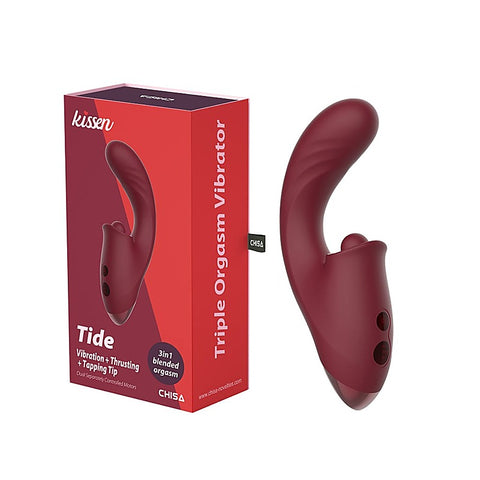 Kissen Tide Triple Orgasm Rabbit Vibrator by Chisa
