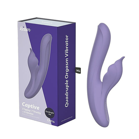 Kissen Captive Quadruple Orgasm Adult Massager by Chisa
