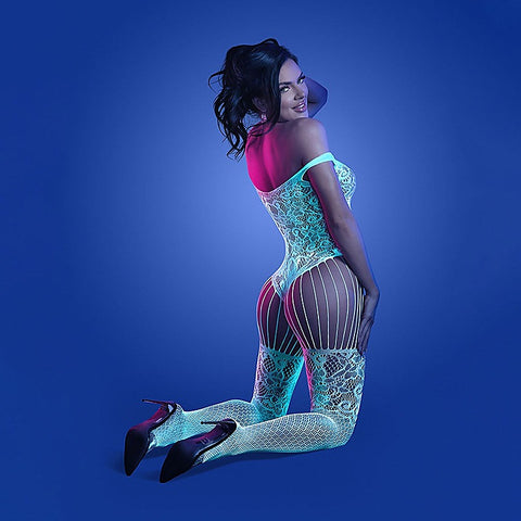 Glow-Enhancing Crotchless Bodystocking by Fantasy Lingerie