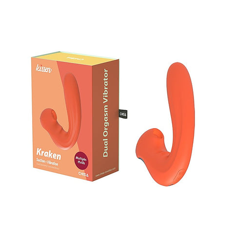 Kissen Kraken 5 Suction Pattern Clitoral Vibrator by Chisa