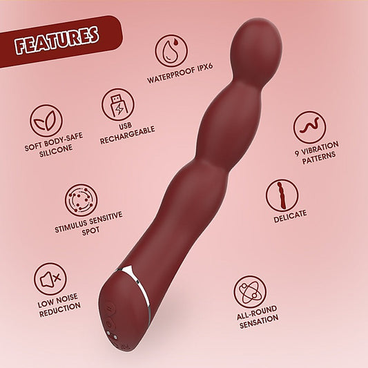 Lust Ripple Lapper Multi Function G Spot Vibrator by Chisa