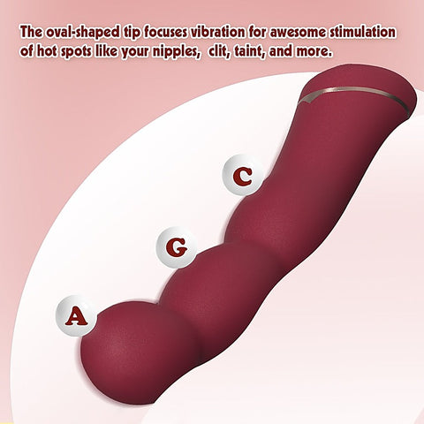 Lust Ripple Lapper Multi Function G Spot Vibrator by Chisa