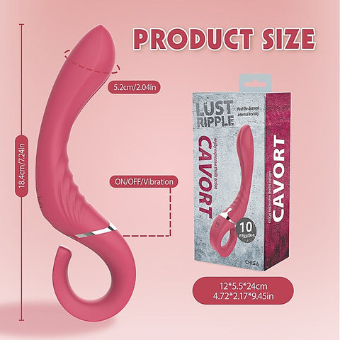 Lust Ripple Cavort 10 Function G Spot Vibrator by Chisa