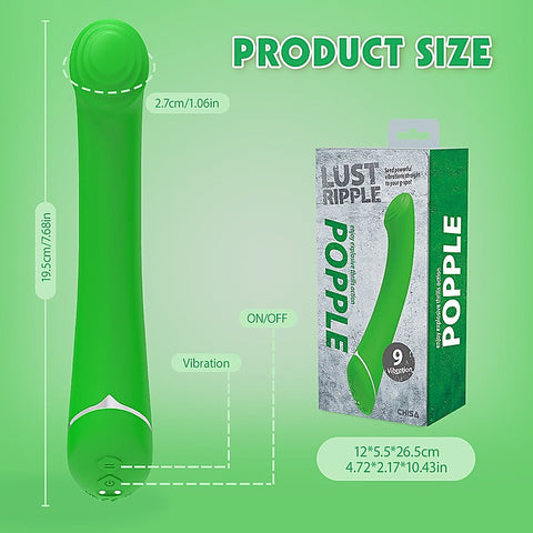 Lust Ripple Popple 9 Function G Spot Massager by Chisa