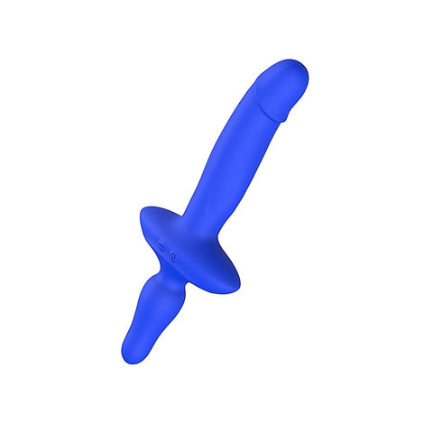 Double Orgasm Vibrating Silicone Dildo by Kissen Ritter