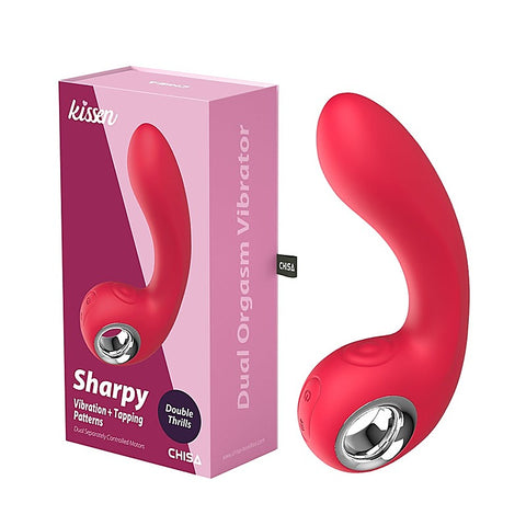 Kissen Sharpy Dual Orgasm Silicone G-Spot Vibrator by Chisa