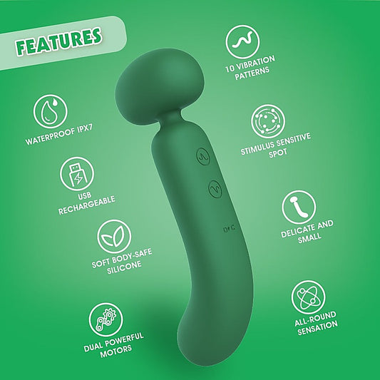 Lust Ripple Buster S 10 Function Vibrating Body Wand