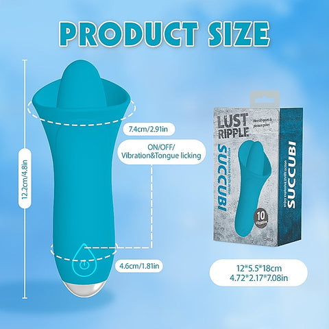 Lust Ripple Succubi 10 Function Clitoral Stimulator by Chisa