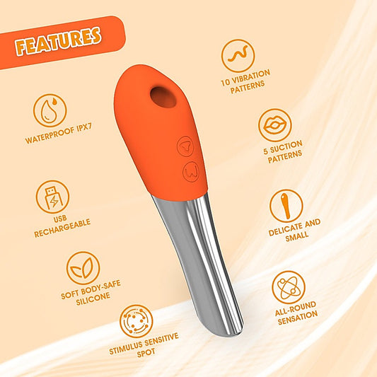 Lust Ripple Wallow Multi Function Clitoral Massager by Chisa