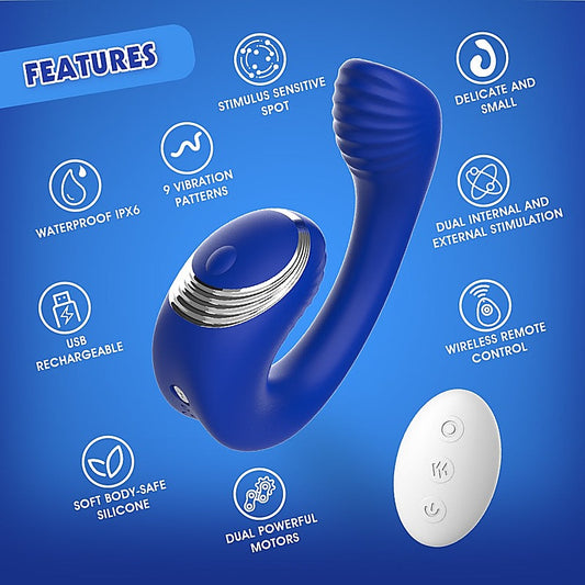 Lust Ripple Meteor Remote Control Clitoral Vibrator by Chisa