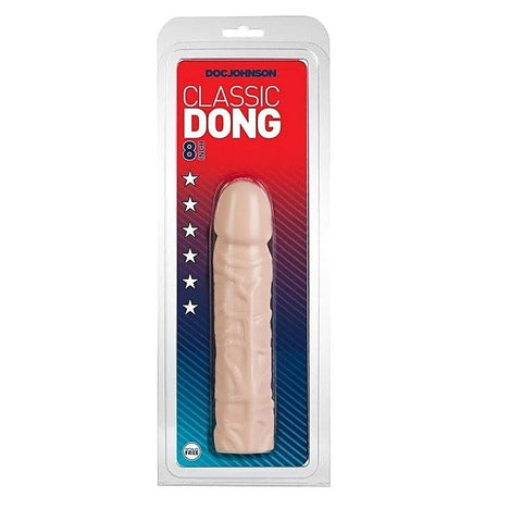 8 Inches Classic Realistic Dong with Veins by Doc Johnson
