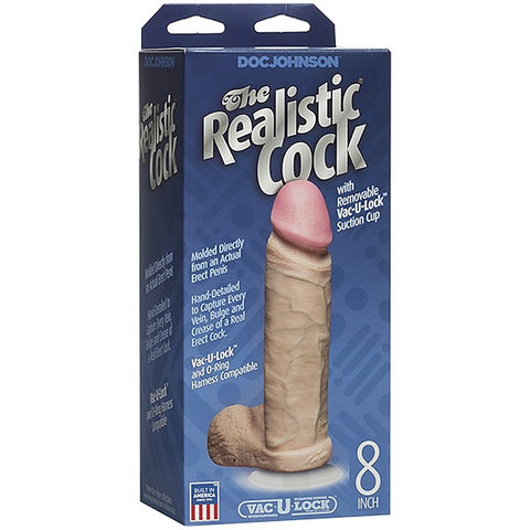The Realistic Cock ULTRASKYN 8 Inches by Doc Johnson