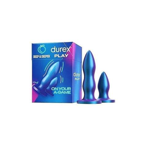Deep & Deeper Silicone Anal Plug Set by Durex