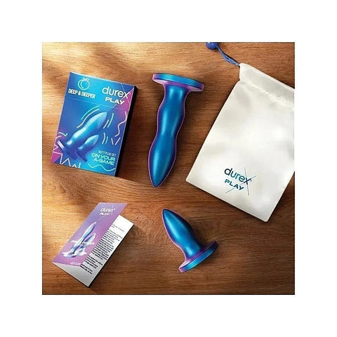 Deep & Deeper Silicone Anal Plug Set by Durex